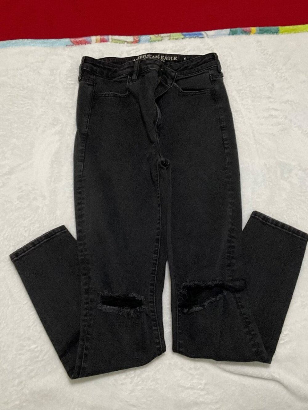 American Eagle Women's Black Jeans